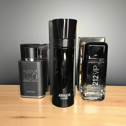 Combo Acqua di gio + Armani code + 212 vip